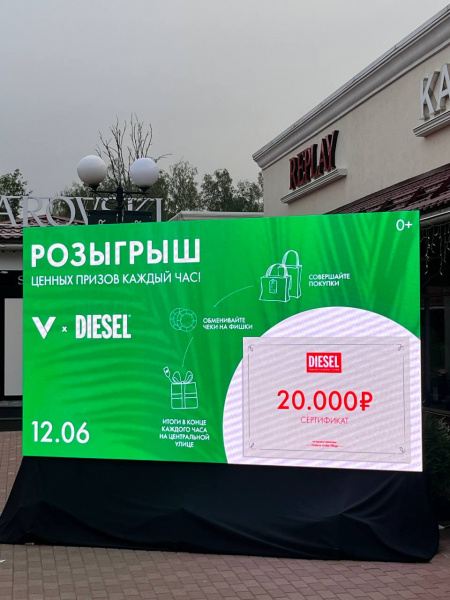 Светодиодный экран в аренду 2мм (Р2) 3.5х2м (для улицы)